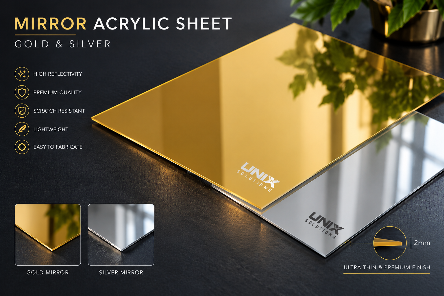 Commercial material showcase